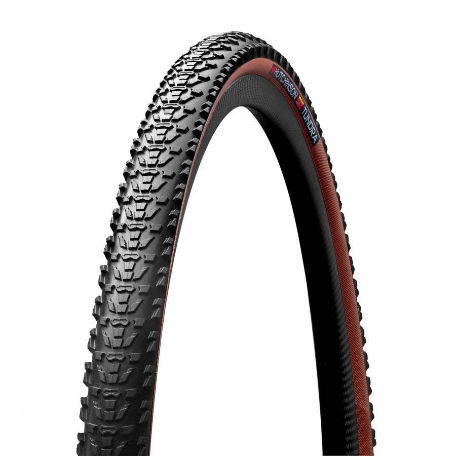 Pneu gravel Hutchinson Tundra 700x45 Tubeless Ready tringle souple bicolore