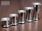 Ø50 furniture foot furniture feet plinth feet cabinet foot sofa foot foot-polished chrome/n016/