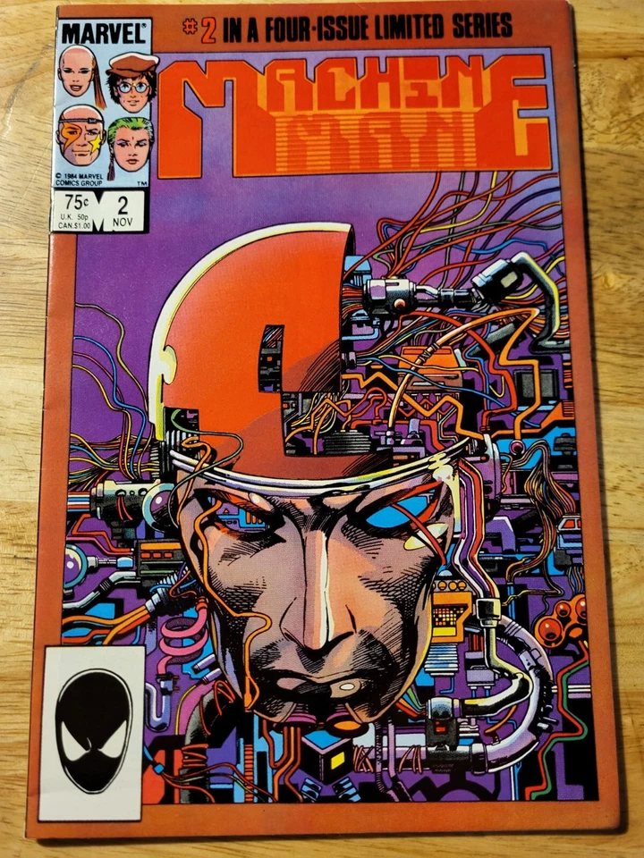 Machine Man #1-4 (1984) Complete Limited Series  - Image 4 of 4