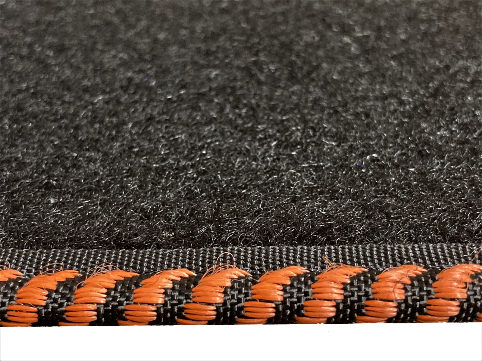 Car Mats for Vauxhall Crossland X 2017 On Tailored Black Carpet Orange