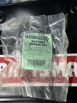 #ad #ad Sears Craftsman USA Nos 1 2” Drive Ratchet Repair Kit 43447 For 44985 44975 Quik $89.95