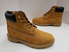 Junior sizing Timberland 6 " Inch Basic Classic Boots Wheat Nubuck TB0 10960 713
