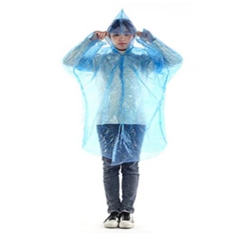 5 x Rain Poncho Quantities Cape Holiday Event Hiking Sport Casual Disposable - Picture 3 of 9