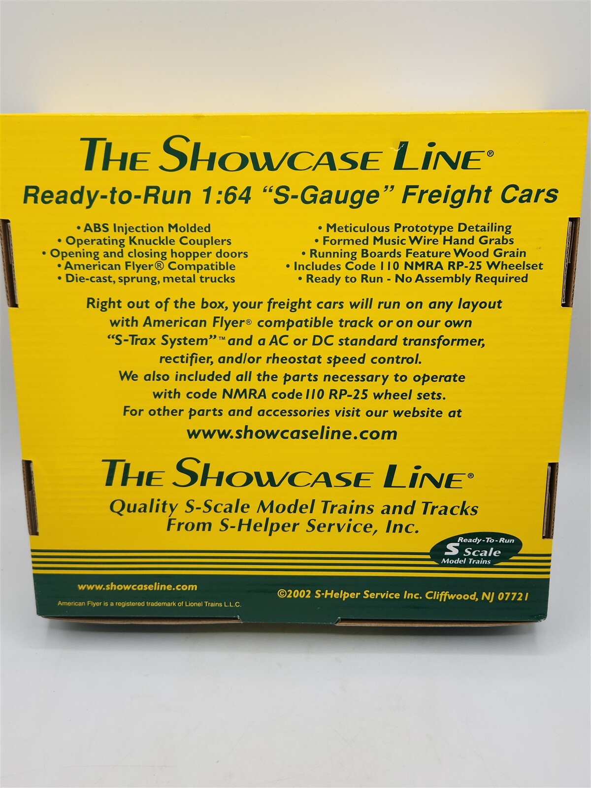 Showcase Line Three Car Hopper Set 164 S Scale offset D&M Detroit