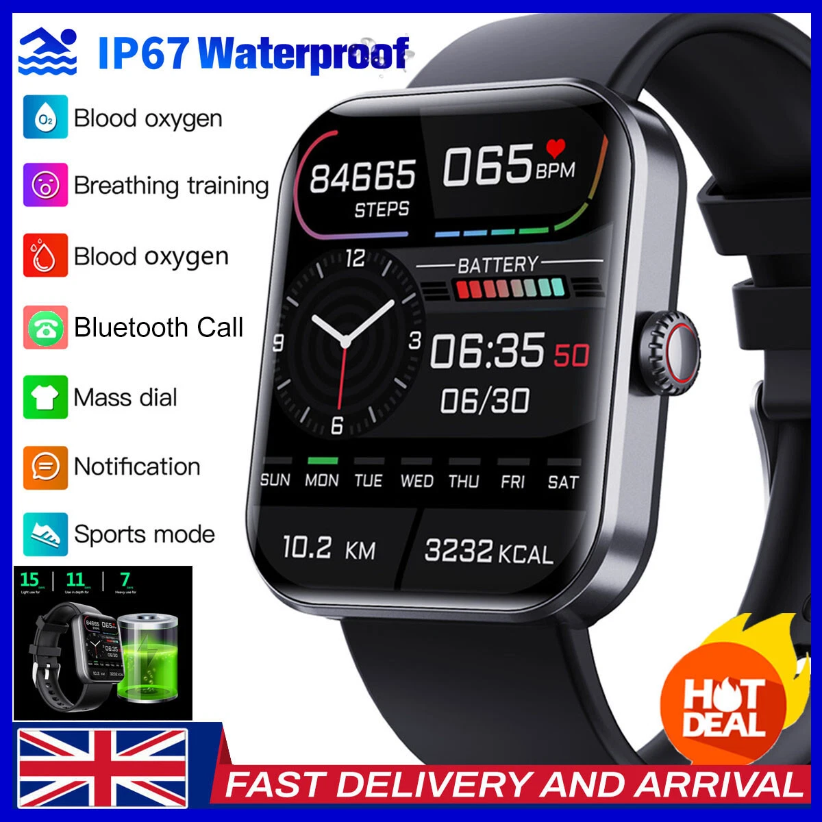Watch monitor oxygen hot sale