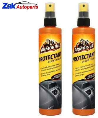 Armor All Protectant Glanz Finish Innen Außen Armaturenbrett Vinyl Kunststoff - 300ML X2