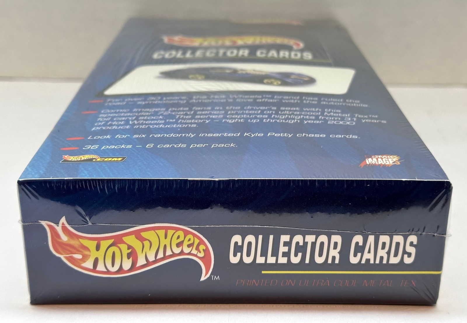 1999 Hot Wheels Collector Cards Trading Card Box Comic Images Factory Sealed - Picture 2 of 4