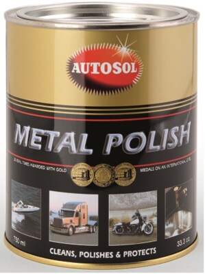 AUTOSOL Metal Polish Edel-Chromglanz 750 ml Dose Chrom Metall Politur Reinigung