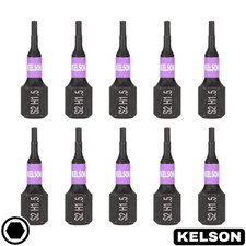 1.5mm Hex H1.5 Short 25mm Impact Screwdriver Bits Magnetic 1/4" Universal KELSON