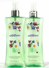 Lot of 2 Body Fantasies Enchanted Wild Flower Body Spray 8 Oz