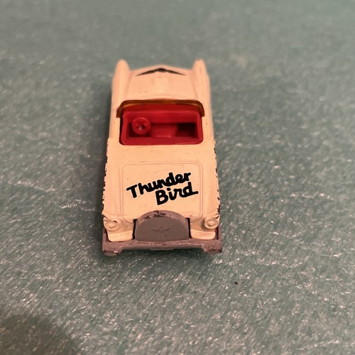 Matchbox 1957 Ford Thunderbird 1982 White Made in Macau 1:63 - Picture 4 of 7