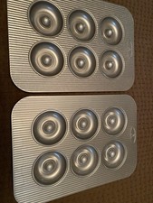 Stonewall Kitchen 6 Donut Mold USA Pans Professional Bakeware -Set Of 2