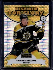 Charlie McAvoy 2017-18 O-Pee-Chee Platinum #DG-13 Pulsar Rookie