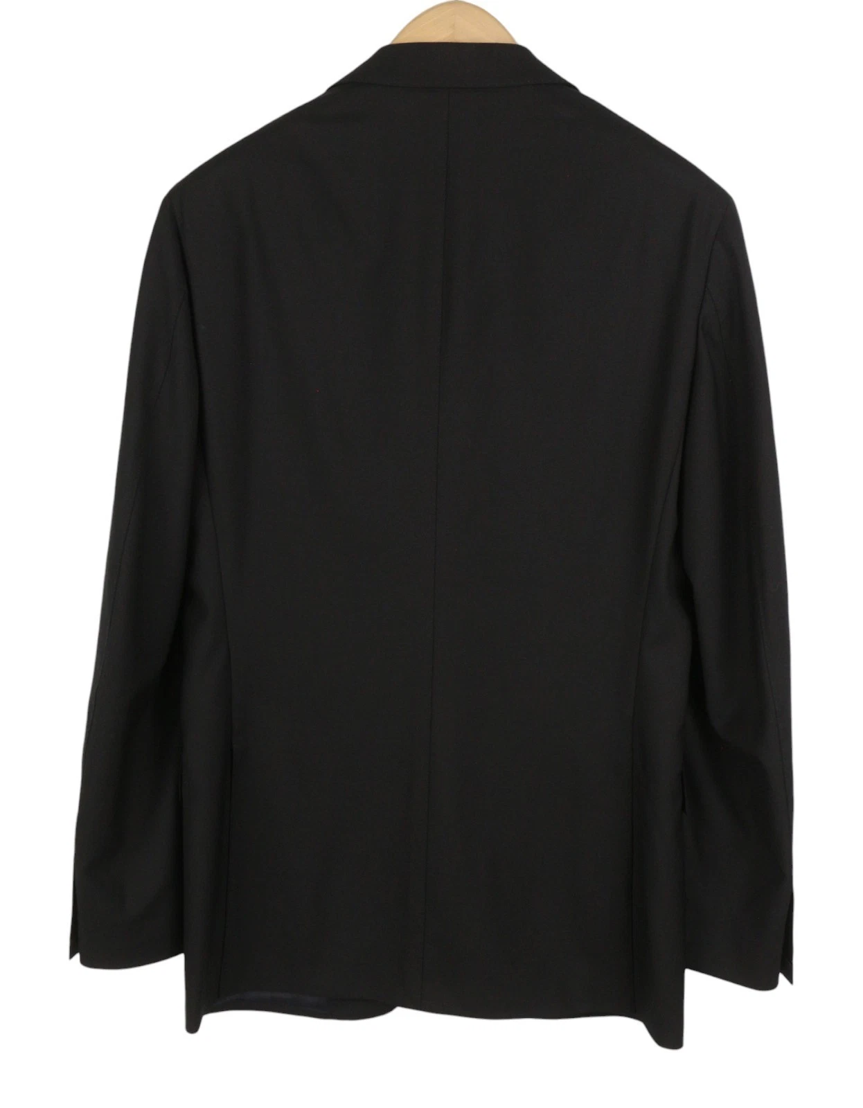 SUITSUPPLY Men Blazer Sienna Single Breasted UK38L Black 150'S Wool Notch Lapel - product detail image 5