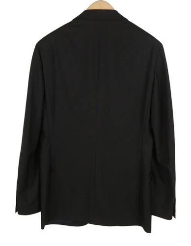SUITSUPPLY Men Blazer Sienna Single Breasted UK38L Black 150'S Wool Notch Lapel image 5