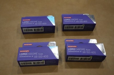 4x 120 Rolls of Lomography Purple