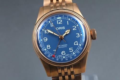[w/Box Paper] ORIS Big Crown Pointer Date Bronze 7741 Automatic Swiss Made Watch