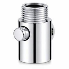 Shower Head Shut-Off Valve -One-Click Water Flow Control Switch - Universal 1/2"