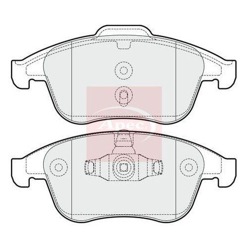 For RENAULT GRAND SCENIC III 2009 to 2016 BRAKE PADS (FRONT) (R90) PAD1713