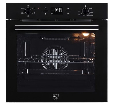 K&H Einbau-Backofen 60cm, Autark, Knebelbedienung, 75 l Volumen, 75L-ED