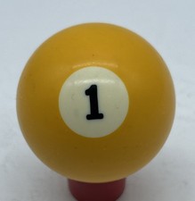 Billiard Pool Regulation Resin 2-1/4" 6oz Replacement Ball Yellow No 1 Y00