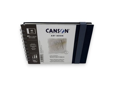 CANSON Skizzenbuch ART BOOK Saunders Waterford DIN A5 20 Blatt Querformat