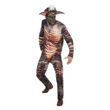 Gremlins Stripe Costume all in one Jumpsuit with Ears Deluxe