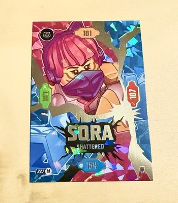 LEGO Ninjago Serie 11 Shattered Sora 227 Ultra Rare Trading Card