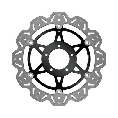 EBC Float Vee Rotor FR BLK Nabe vorne links für Ducati X Diavel S 1262cc 2016-2023