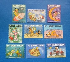 Saint Lucia Stamps, Scott 491-499 MNH