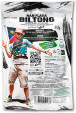 Namibia Biltong 50G - High Protein Dried Beef Jerky Snack Savoury Meat Treat