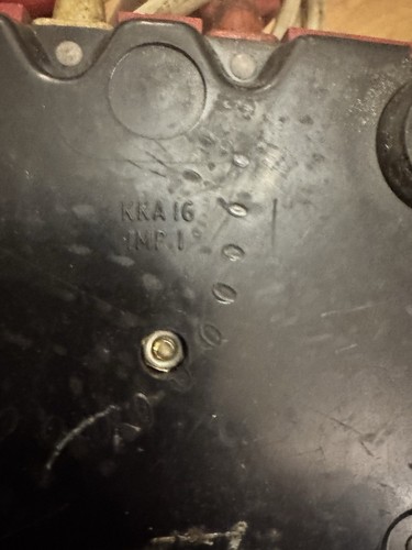 Ancien téléphone à cadran rotatif modèle GPO vers ROUGE - Photo 9/13