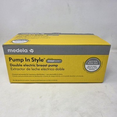 Medela Double Electric Breast Pump Max Flow Open Box Never Used With Bottles