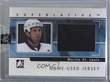 2009-10 ITG Superlative Volume 2 Game-Used Jersey Silver /30 Martin St Louis 8tn