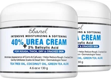 Ebanel Urea Cream 40% plus Salicylic Acid 2%, Foot 4.6 Ounce (Pack of 2) 