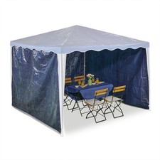 Pavillon Seitenteile 2x3 m Seitenplane 3er Set Partyzelt Sichtschutz Seitenwand