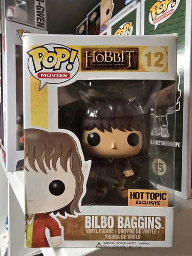 Funko POP! Movies: The Hobbit - Bilbo Baggins with Spider Webs (Hot Topic) #12