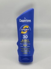 Coppertone Sport 4-in-1 Performance Sunscreen Lotion SPF 30 - 7 oz. Exp 04/2027