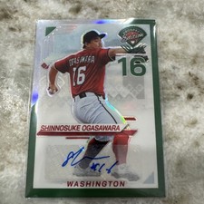 Panini Shinnosuke Ogasawara Prospect Edition Autograph #16 Nationals MLB 2025