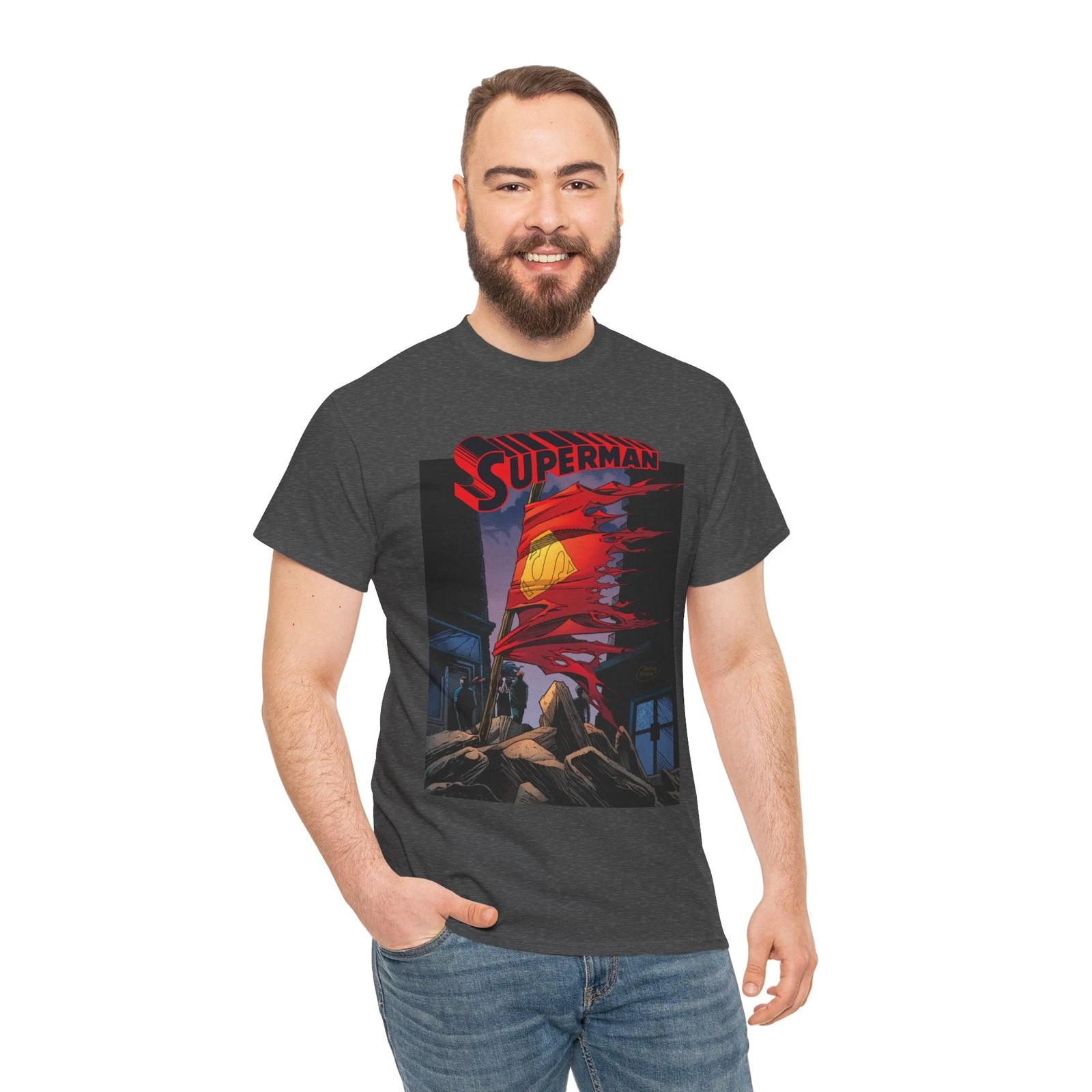 Death of Superman T-Shirt - DC Comics - Superman 75 - Doomsday Battle