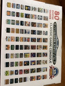 Sega Mega Drive Classic Game Console Wireless Controllers 80+ Games Built In