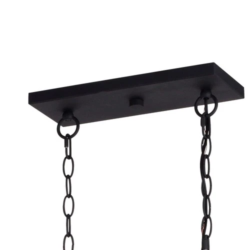 Montclare 5-Light Linear Chandelier in Farmhouse and Rectangular Style 19.5 - Picture 9 of 9