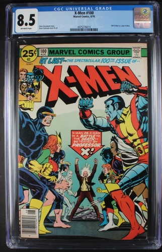 The X-MEN  #100  High Grade!  CGC 8.5   NICE KEY!     4025276014