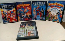 The Justice League/Super Friends Animated DVD Lot of 5  Pre-owned Great Shape 