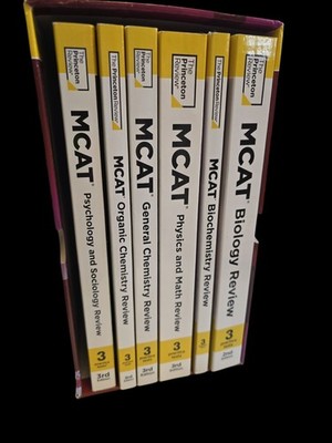 THE PRINCETON REVIEW: MCAT SUBJECT REVIEW Set Set 3rd Edition - BRAND NEW