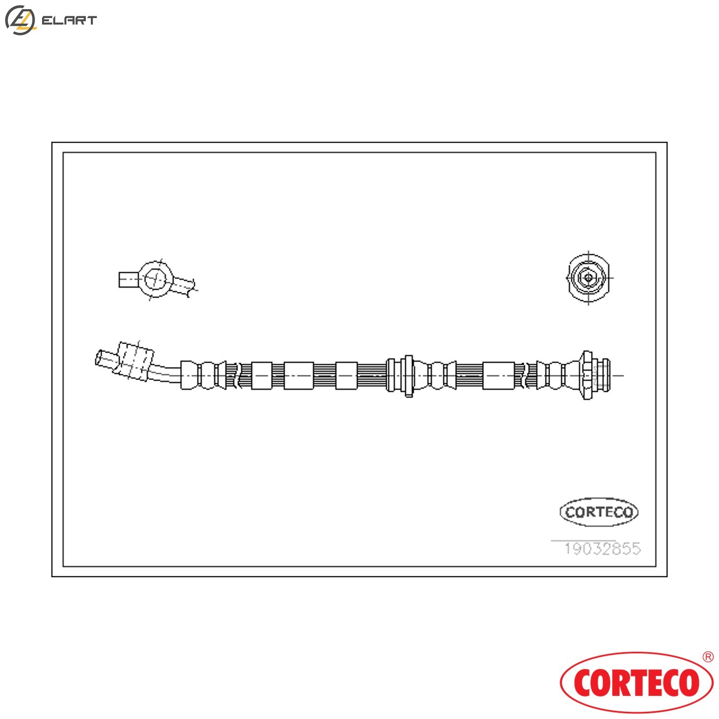 BRAKE HOSE 19032855 FOR NISSAN PRIMERA/Break/Traveller/Hatchback CD20T 2.0L