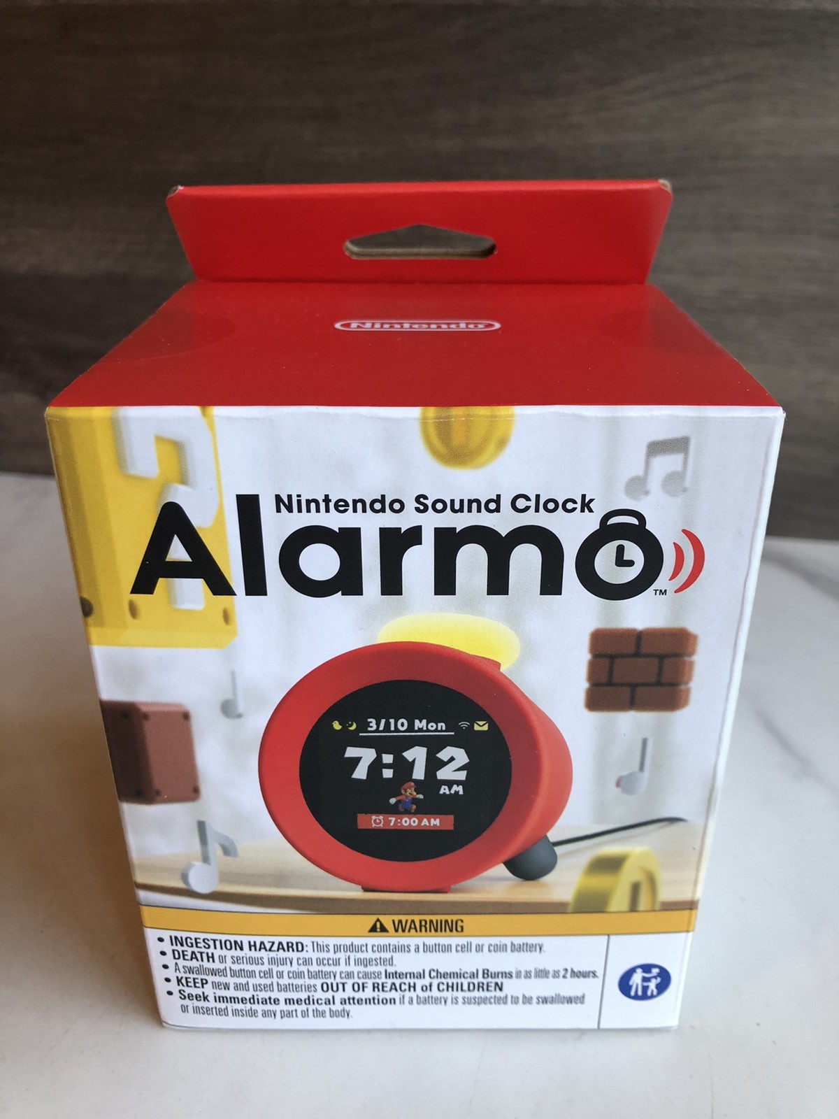 Nintendo Sound Clock Alarmo Alarm Clock New / Sealed