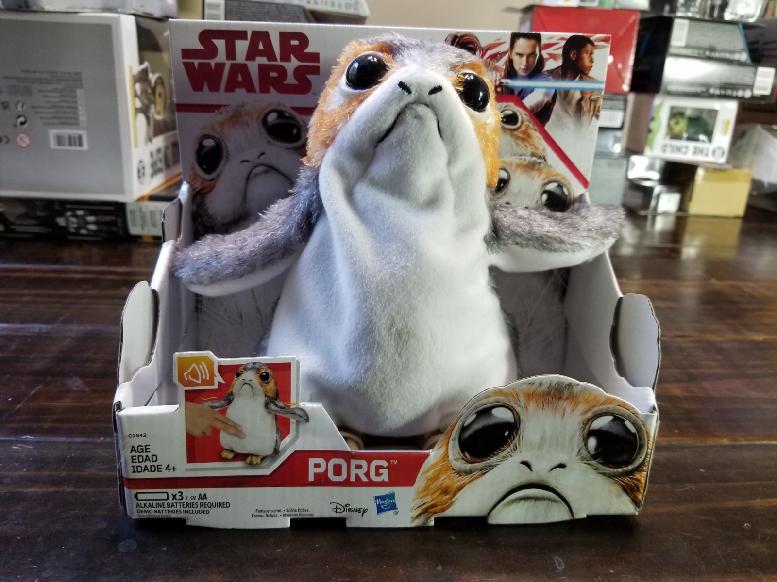 Disney Star Wars The Last Jedi Porg Interactive Electronic P