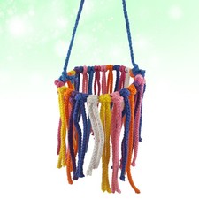 Bird Swing with Stainless Steel and Cotton Knots for Parrot Climbing Fun