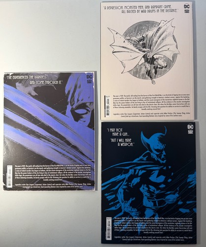 DC Comics Black Label The Bat-Man Batman First Knight #1-3 2 komplette Serie NM - Bild 2 von 3